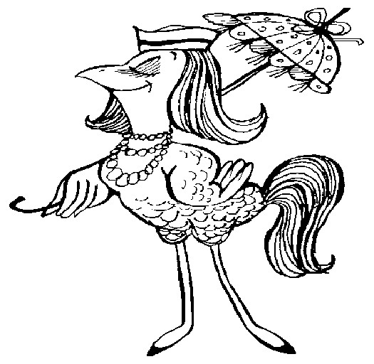 chicken lady clipart - photo #2