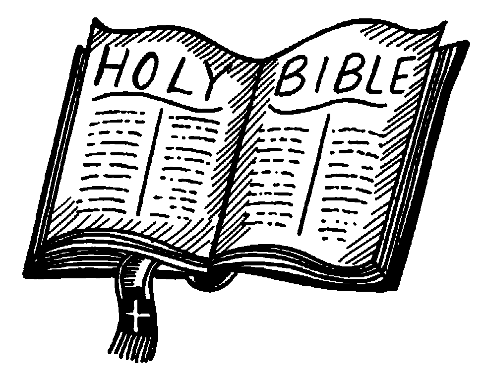 bible clipart free black and white - photo #11