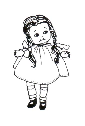 vintage doll clipart - photo #12