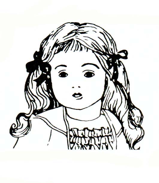 vintage doll clipart - photo #8