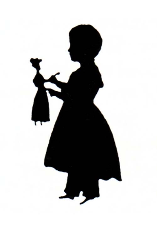 free little girl silhouette clip art - photo #45